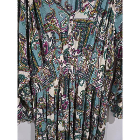 Kate & Sam Women’s Paisley Boho Midi Dress – Size XXL, gently used - Picture 7 of 8